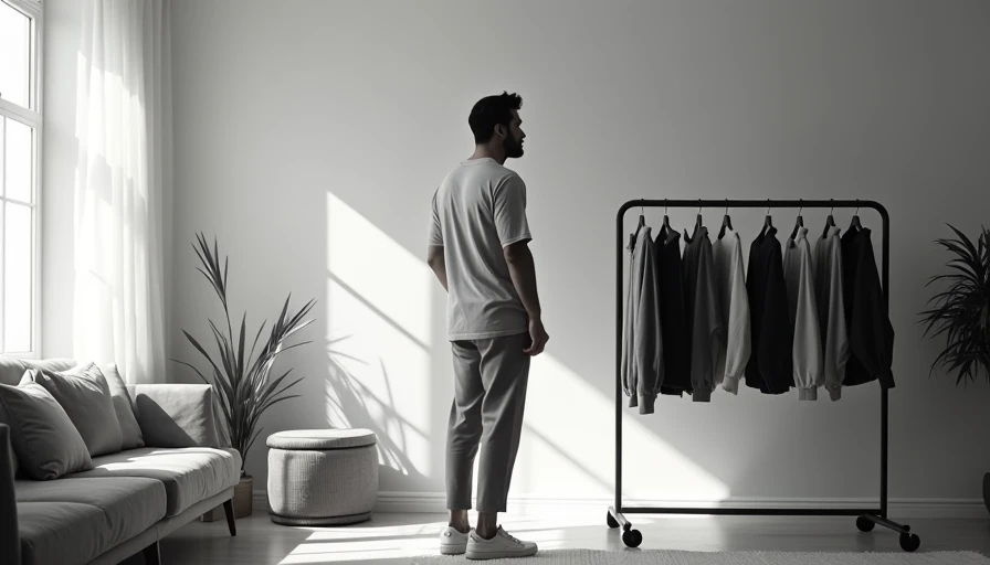 Visual context for casual men's outfit ideas
