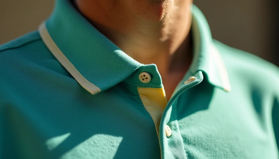 Illustration for casual polo outfit mens