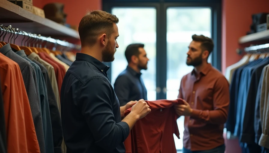 Visual context for affordable fashion brands for men