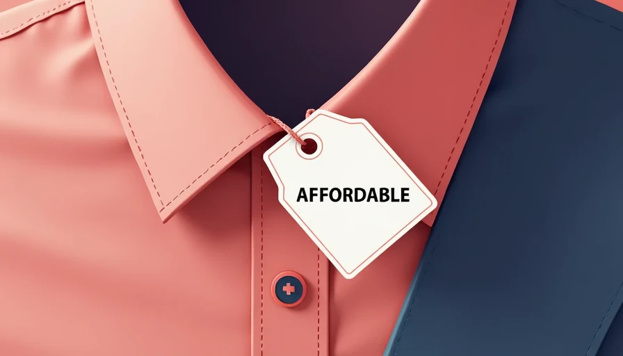 Visual context for affordable men's fashion clothing