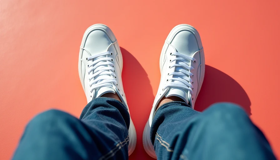 Visual context for how should mens jeans fit length