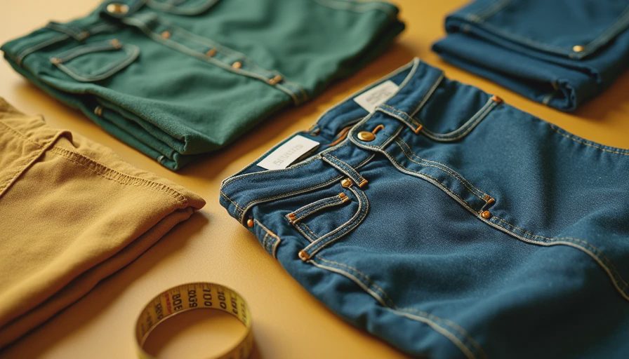Visual context for how jeans should fit short men