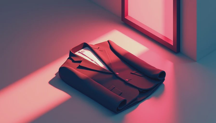 Illustration for smart casual mens clothes
